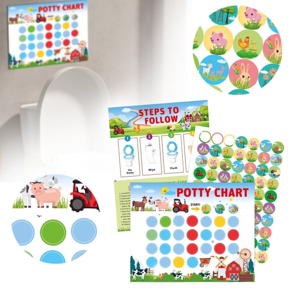 Stickers,Decal For Toddlers Boys & Girls Cartoon Decal With Stickers Toddler Sticker Decal For Kids Decal For Toilet