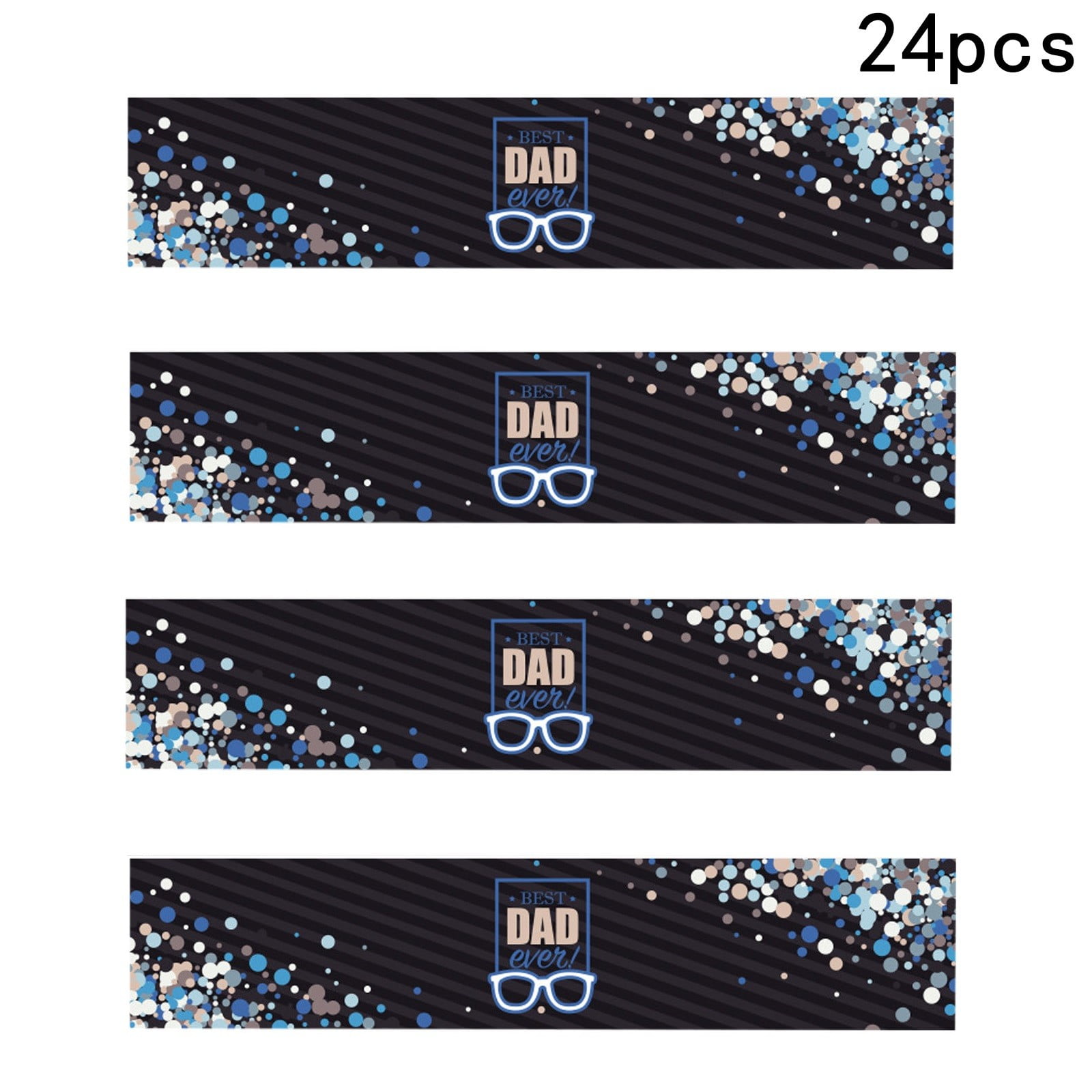 Stickers For Windows To Deter Birds Father's Day Theme Bottle Label