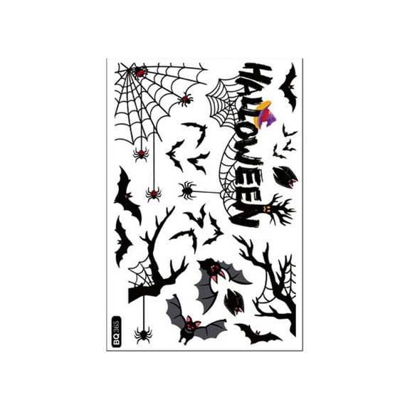 Stickers,Halloween Decorations Halloween Window Clings Bloody Handprint Footprint Halloween Wall Decal Floor In The Dark Wall Decals