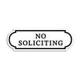 thumbnail image 1 of No Soliciting Sign Stickers*10 - No Soliciting Label Pvc Sticker Home Door Doorbell Sticker, 1 of 4