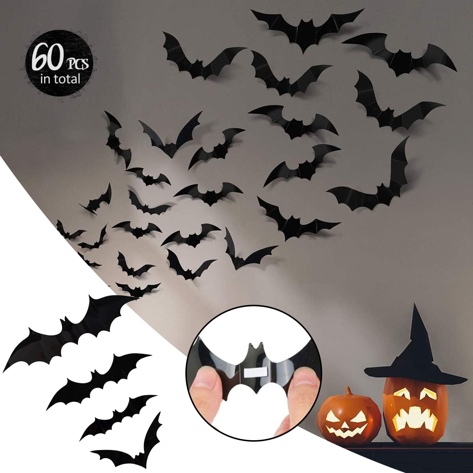 STEFORD 12 Pc Halloween Craft Kit For Kids - Make Your Own Foam Stickers DIY Party Activity