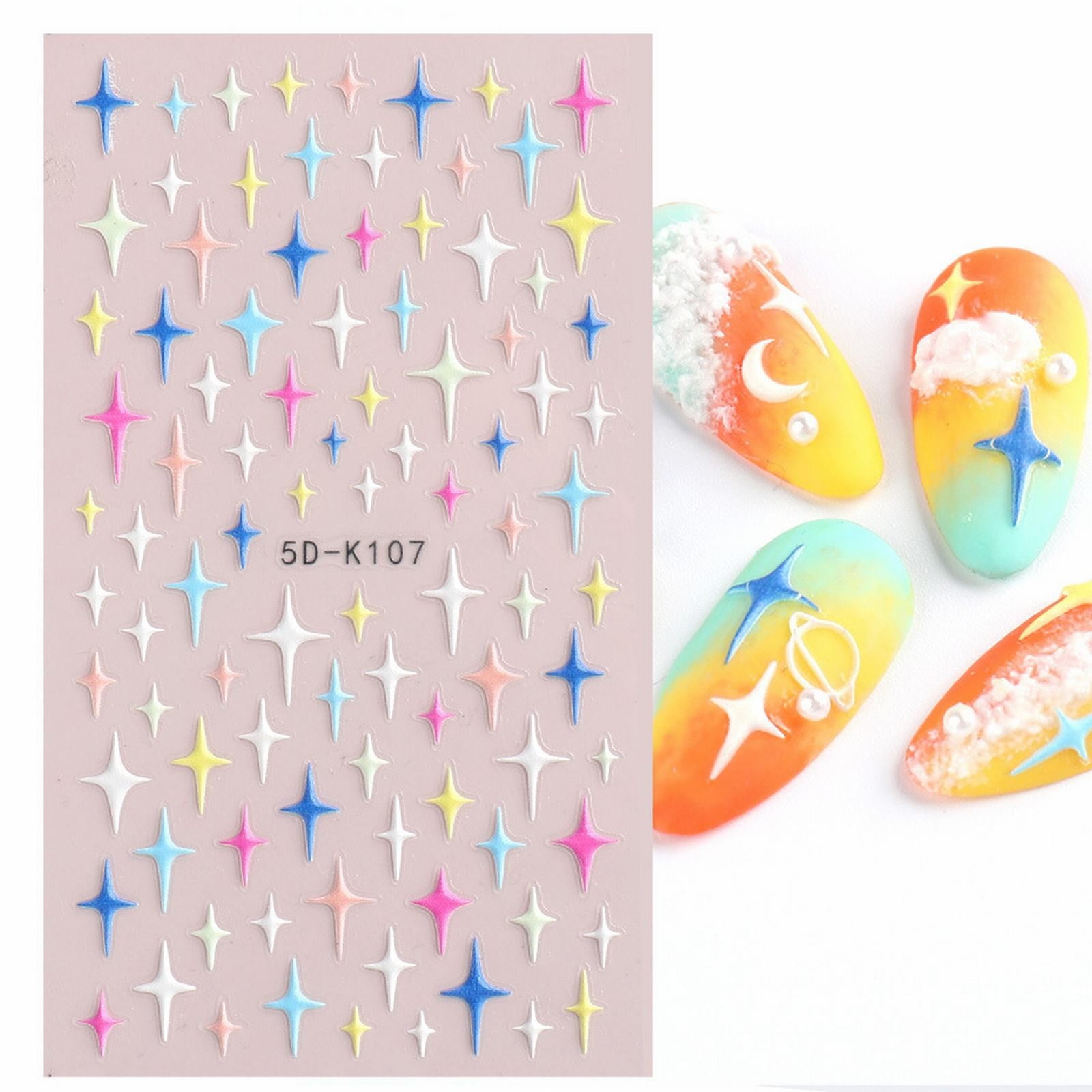 Stickers for Nails Nail Butterflies Stickers Star Stickers Small