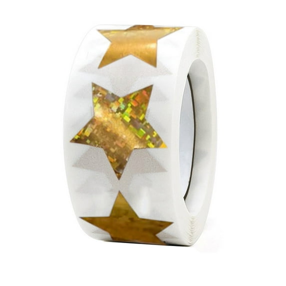 Stickers, Ongmies 500 Sheets Gold Star Stickers 1 Inch Self Adhesive Gold Star Stickers, Glitter Star Stickers