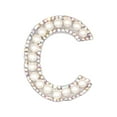 thumbnail image 1 of Stickers,Personalized Pearl Letter Patch Alphabet Patch Customized Letters Patch On Patch Glue On Patch Applique DIY Bride, 1 of 8