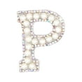 thumbnail image 1 of Stickers,Personalized Pearl Letter Patch Alphabet Patch Customized Letters Patch On Patch Glue On Patch Applique DIY Bride, 1 of 8