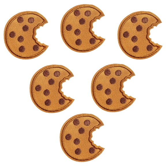 Stickers Product Category Embroidered -On Patch 5PCS Cookies Decorative Patch for Clothing Bags Accessories Wedding 5PCS