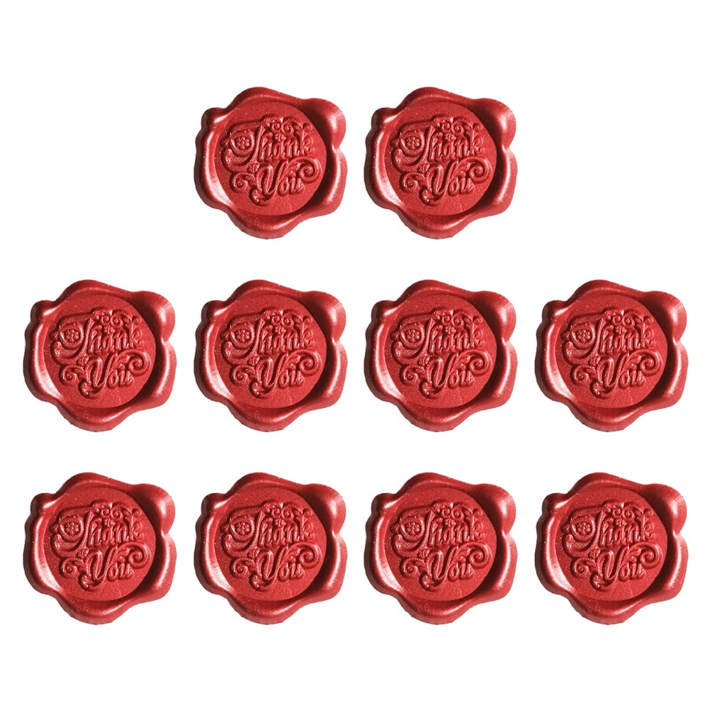 Stickers Seal Wax Envelope Adhesive Self Embossed Sticker Decals Wedding Invitation Stamp