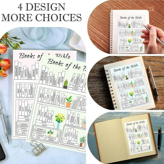 Stickers,Stickers Set Inspirational Verse Shelf Stickers Emergency Contact Stickers Decals Reading & Study Stickers For Men And Women