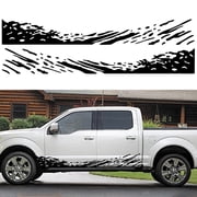 Stickers for Truck Pickup SUV Side Truck Car Stickers, Racing Stripes Car Stickers, Waves Graphics Vinyl Stickers for Car Body Door, Car Decal Stickers for Large Car Side Decals for Truck Pickup SUV