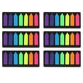 thumbnail image 1 of Writable Repositionable File Tabs Stickers 6 Sets PVC Labels for Office, Book, Memo, Multifunctional Organizer Applique, 1 of 6