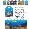 thumbnail image 1 of Stickers for Kids Busy Book for Toddlers 1-3 Travel Toys Sticker Book Toddler Books Stickers for Toddlers 2-4 Years Quiet Play Activity,D, 1 of 7