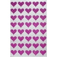 thumbnail image 1 of Stickers for Kids Fun Label Heart Sticker in Purple Glitter - 400 Pack by Royal Green, 1 of 5