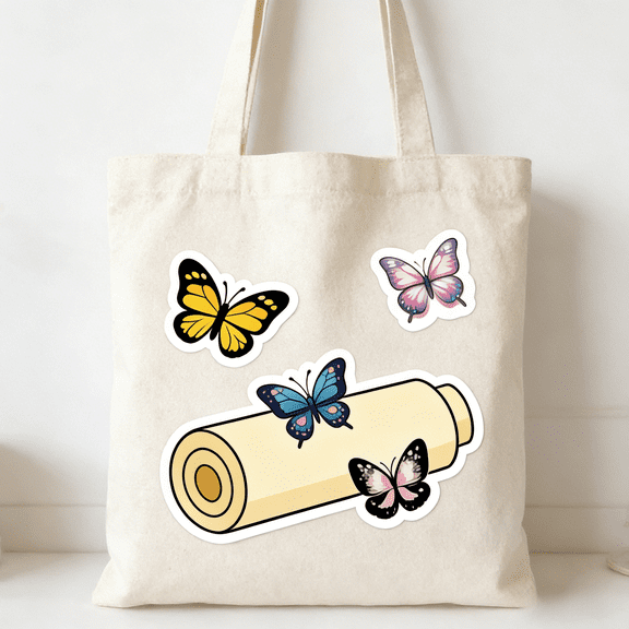 Stickers for Kids School Ages – 500 Pcs Butterfly Stickers Bulk, Floral Nature Sticker Pack for Laptop Phone