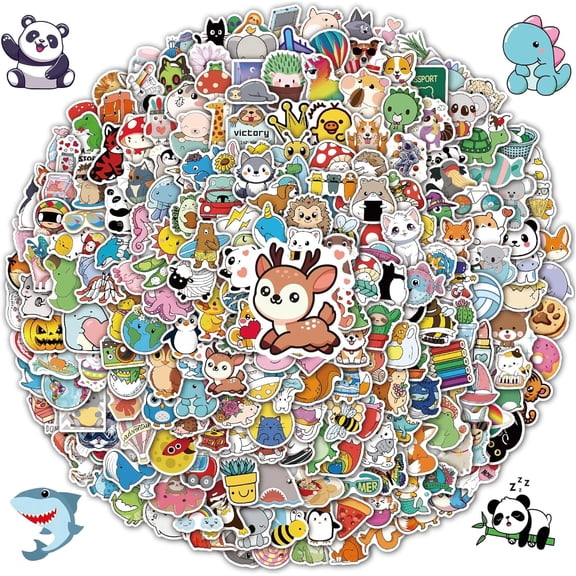 400PCS Waterproof Vinyl Stickers for Water Bottles, Cute Kids Stickers for Classroom Decor, Teacher Supplies & Classroom Must Haves