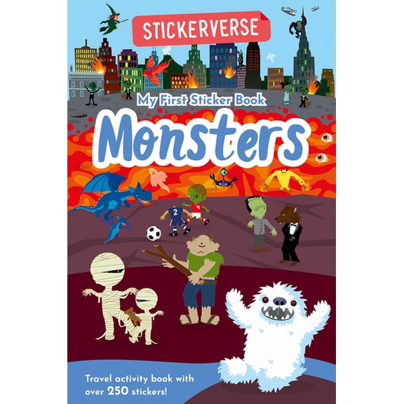 Stickerverse Stickerverse: My First Sticker Book Monsters, (Paperback)