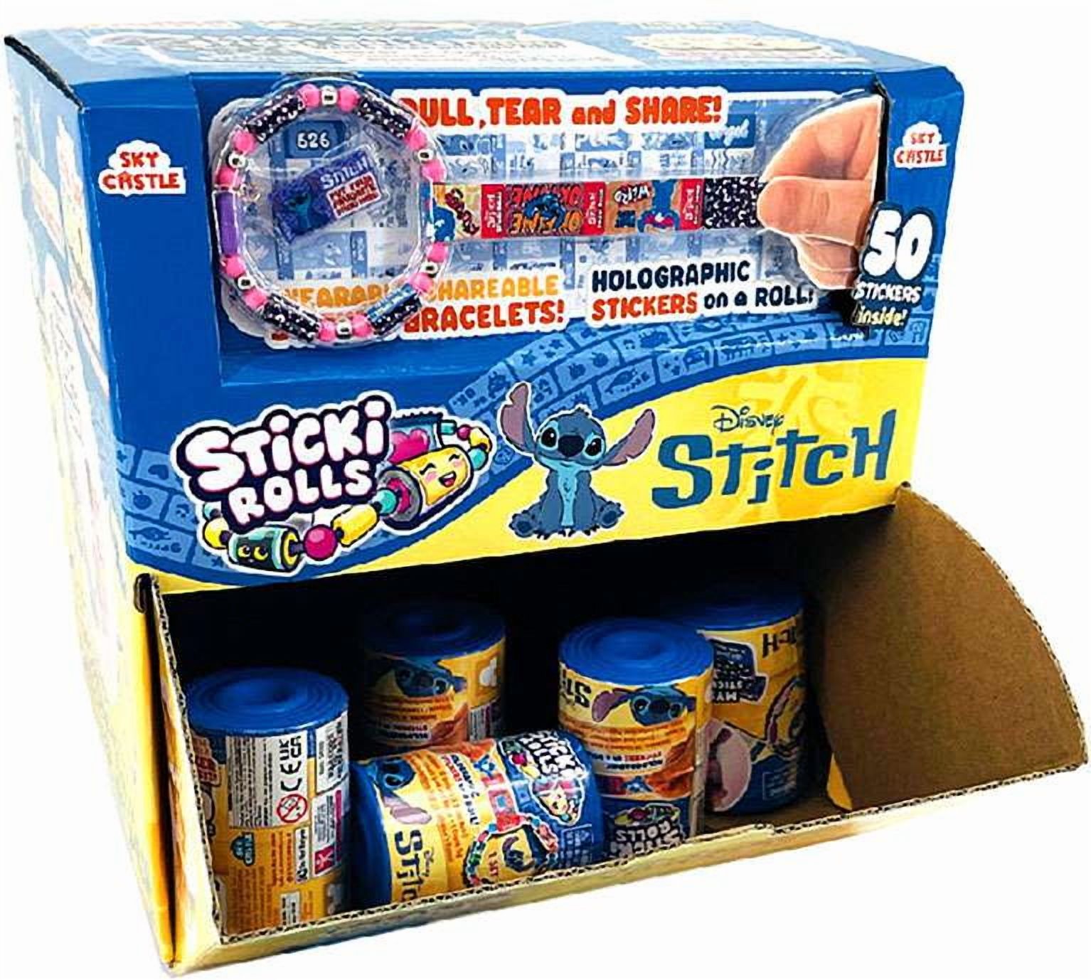 Sticki Rolls Lilo & Stitch Stitch Mystery Capsule Box (24 Packs)