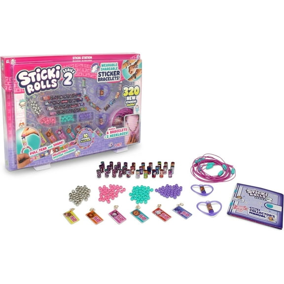 Sticki Rolls Station SERIES 2 Sticki Book Set for Girl