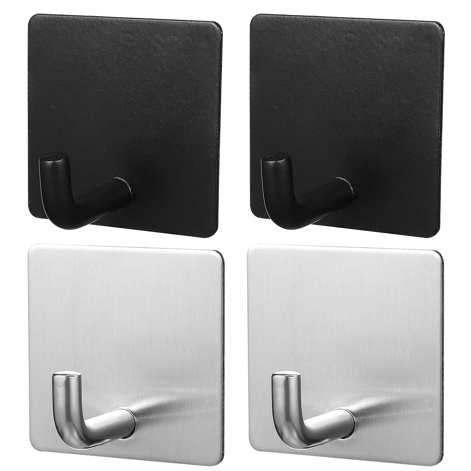 Sticking Hooks Towel for Bathroom Modern Wall Sticky 4 Pcs Mount Key