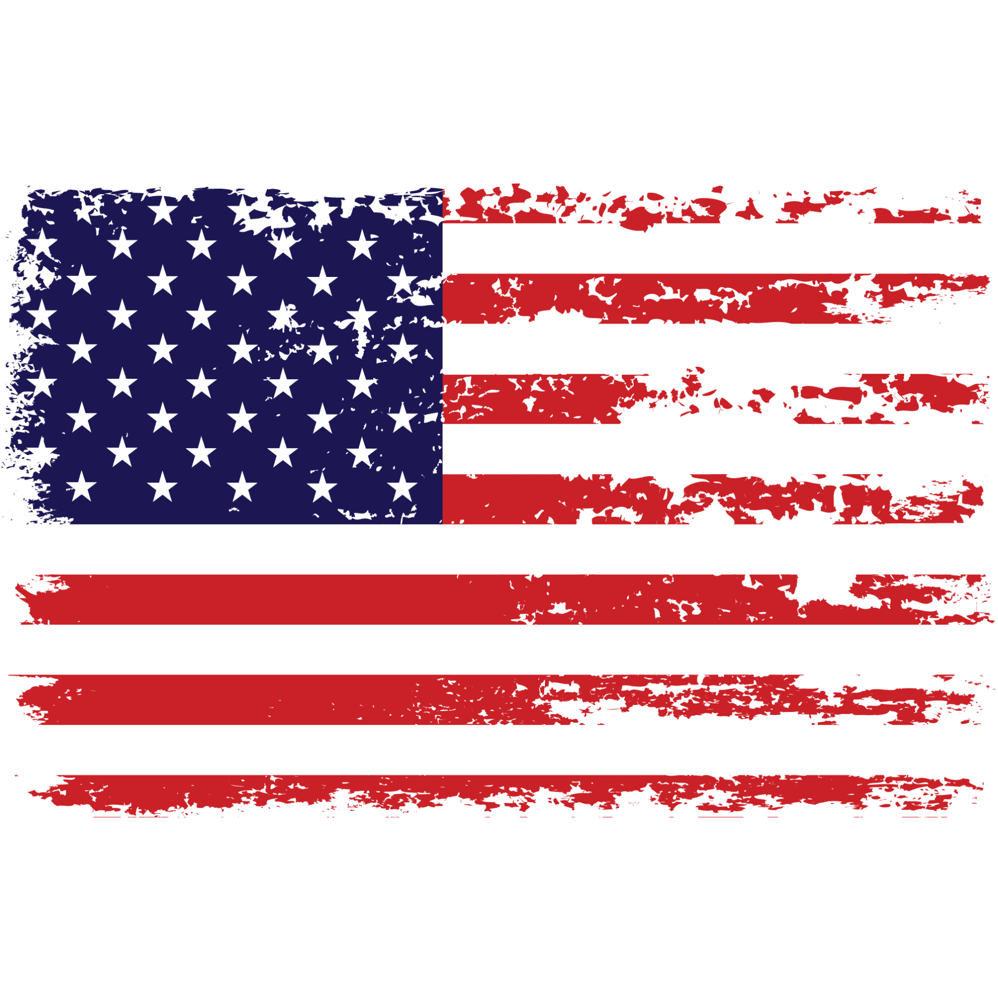 Stickios Distressed USA Flag Decal - Vinyl Sticker for Cars, Jeeps ...