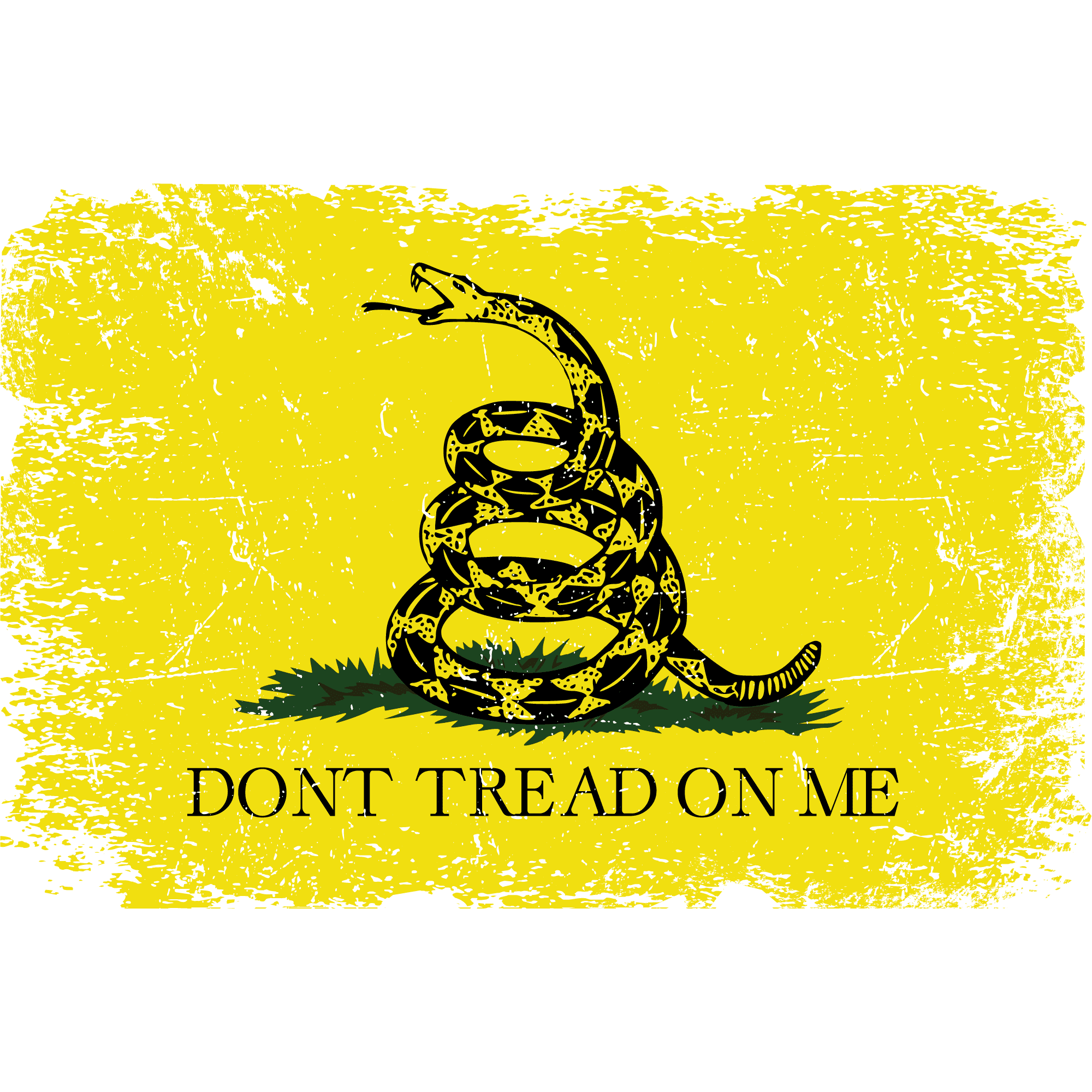 Stickios Distressed Vinyl Decal Don t Tread On Me American Flag for Car Jeep Truck Laptop 5.4 x3.6 Walmart