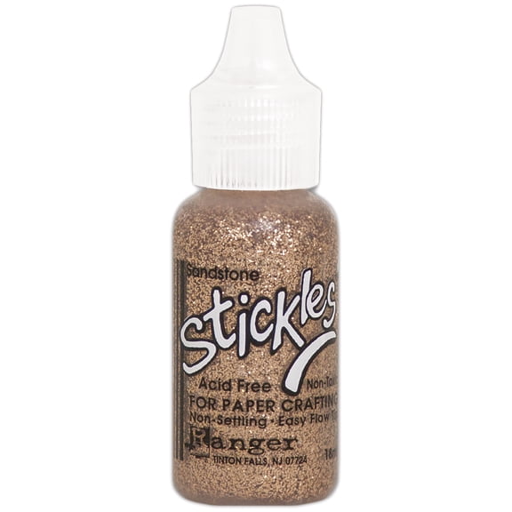 Ranger Stickles Glitter Glue .5oz-Sandstone