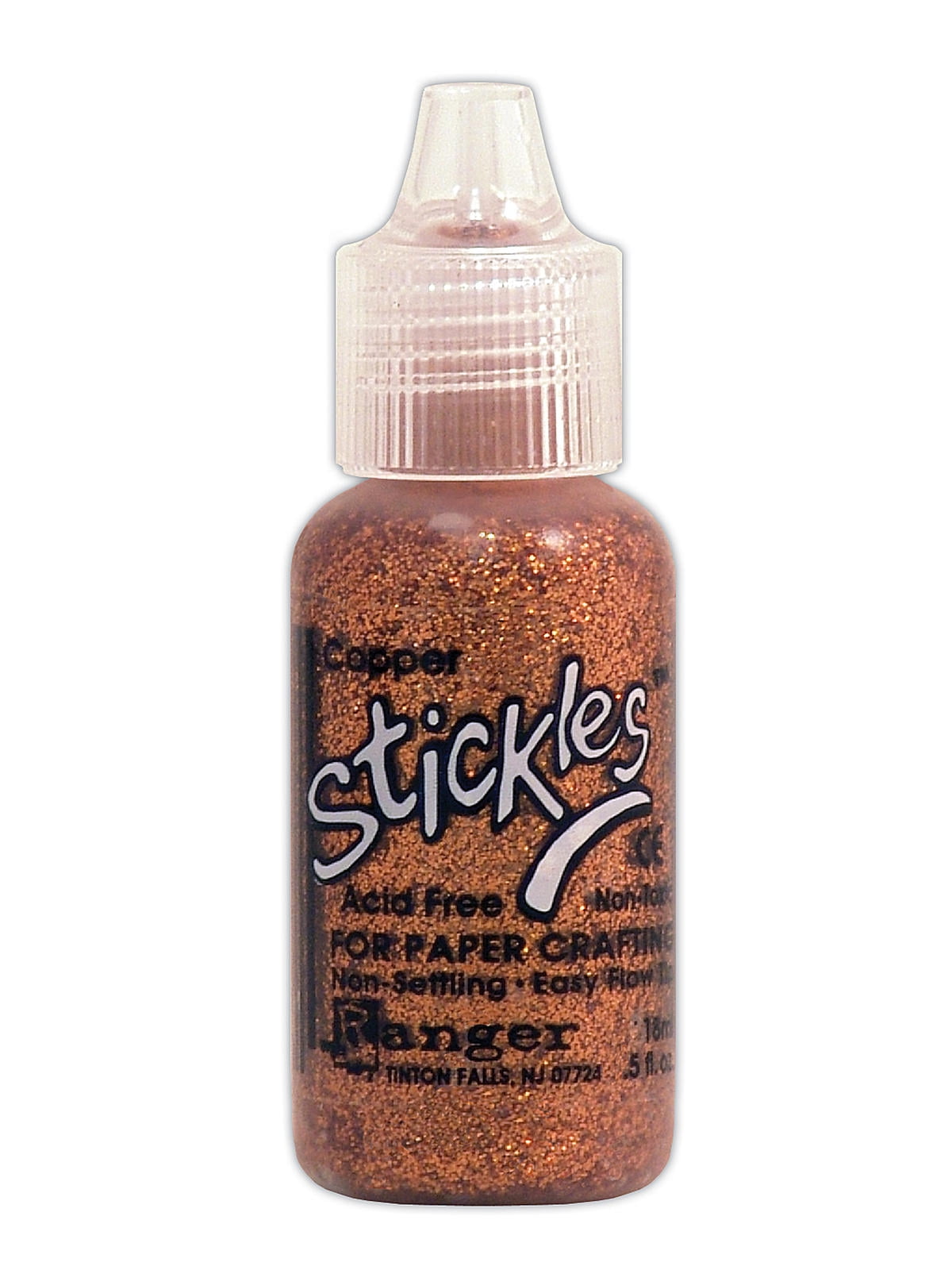 Stickles Glitter Glue copper, 0.5 oz., bottle (pack of 12)