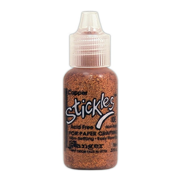 Stickles Glitter Glue copper, 0.5 oz., bottle (pack of 12)