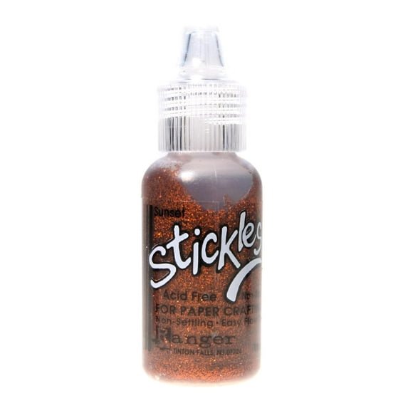 Stickles Glitter Glue sunset, 0.5 oz., bottle (pack of 6)