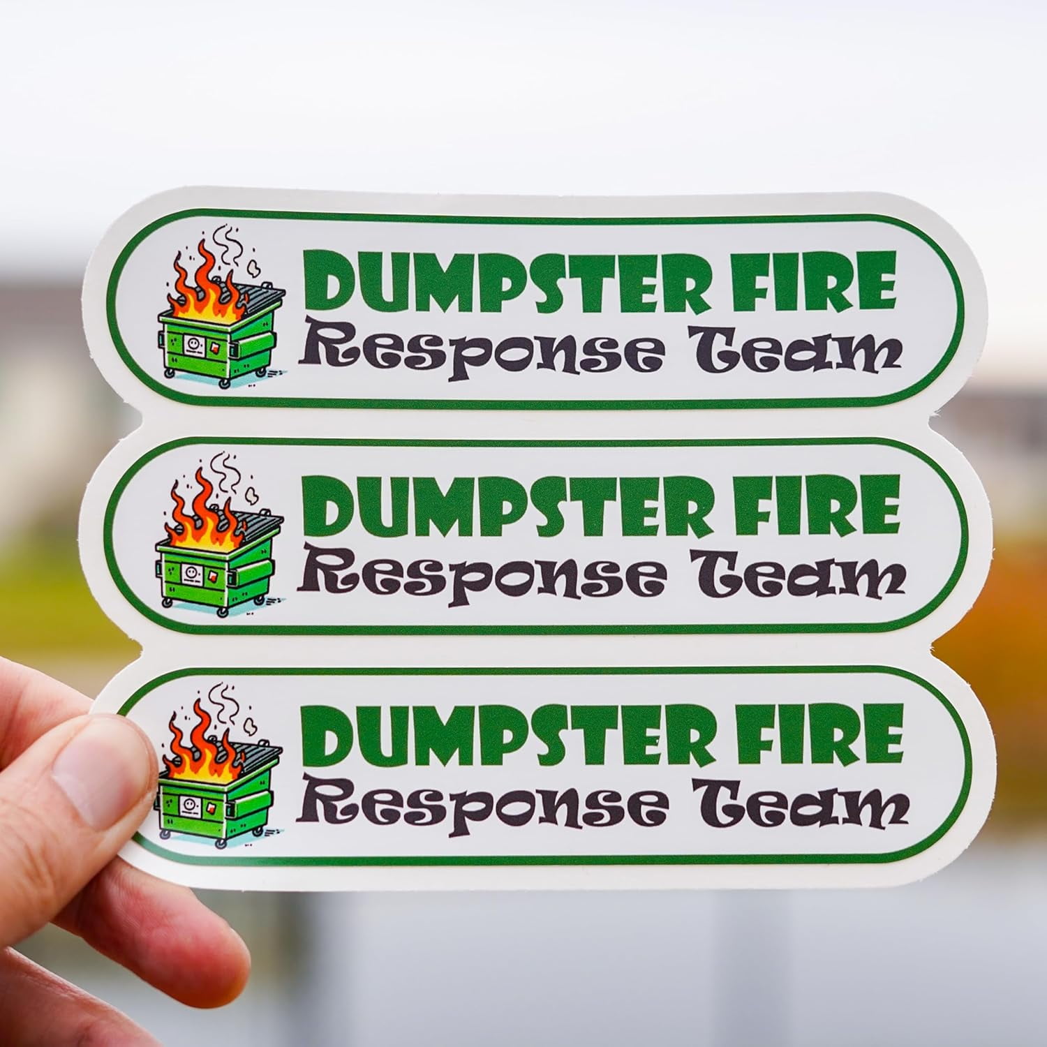 Stickly Dumpster Fire Response Team Sticker Pack – Vinyl Stickers, Each ...