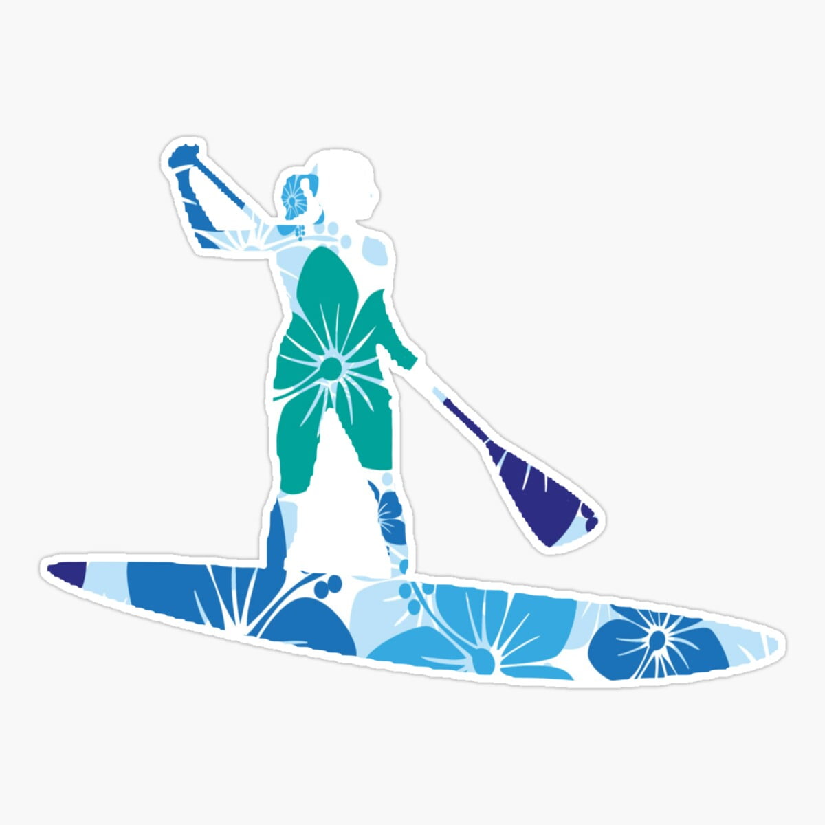 Stickly Female Sup Sticker Sticker, Phone Decal Water Bottle Stickers ...