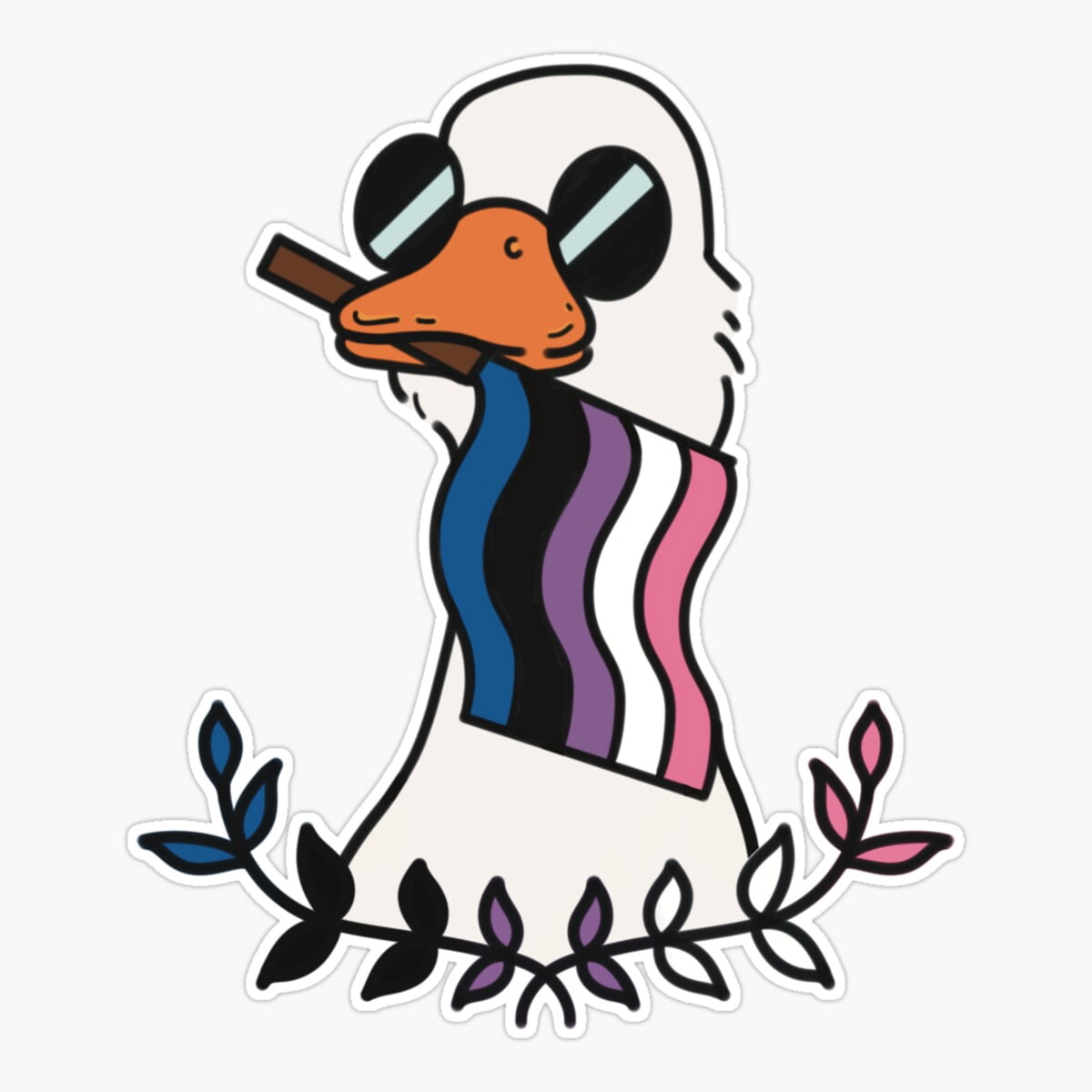 Stickly Go With The Flow Sticker, Phone Decal Water Bottle Stickers Car ...