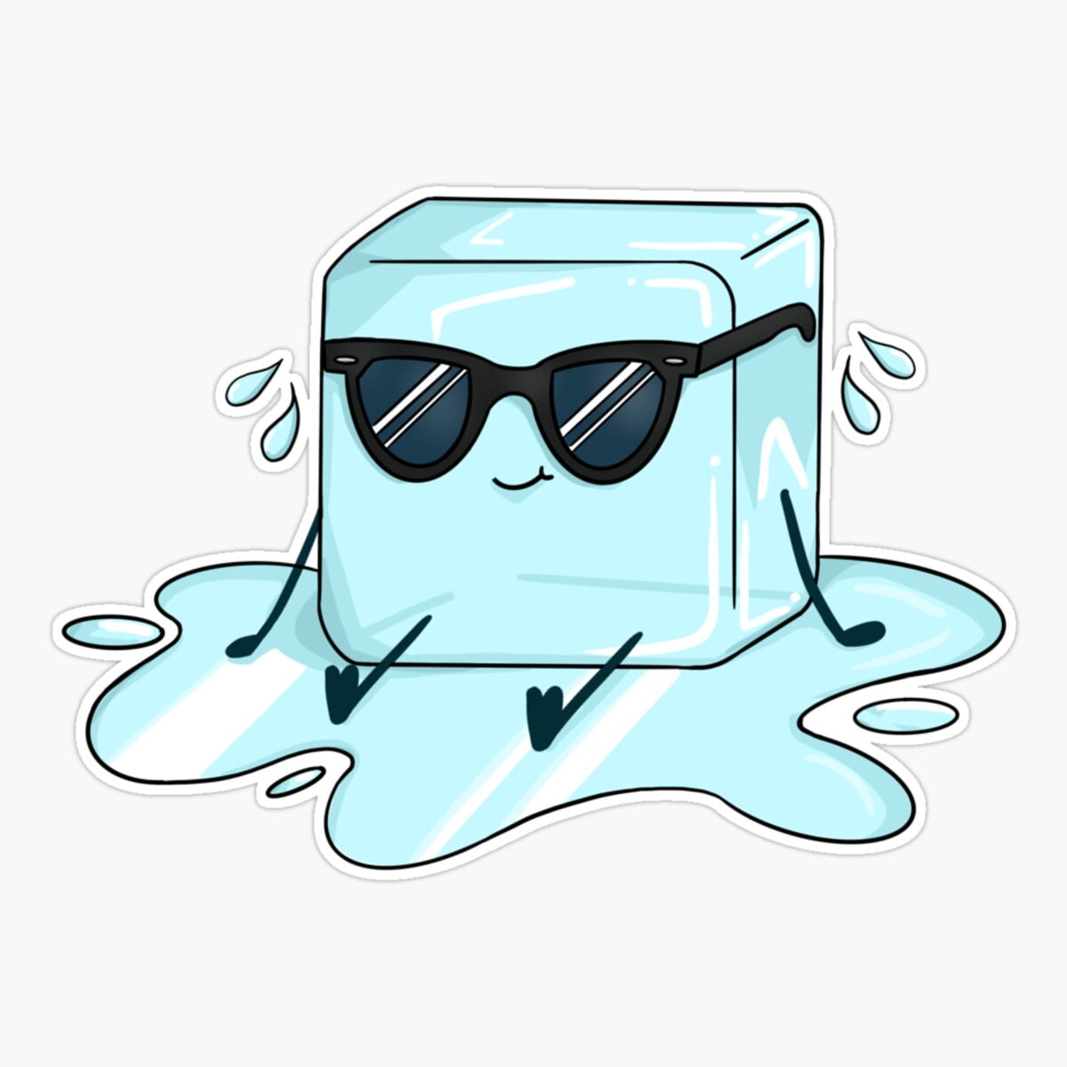 Stickly Ice Stickers Sticker, Phone Decal Water Bottle Stickers Car ...