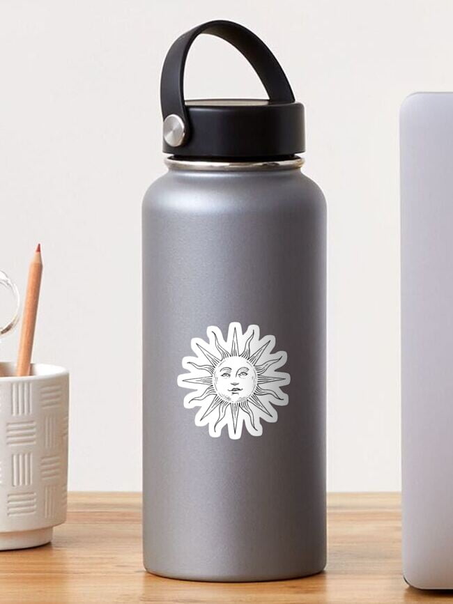 Stickly Inspired Sun Logo Sticker, Phone Decal Water Bottle Stickers ...