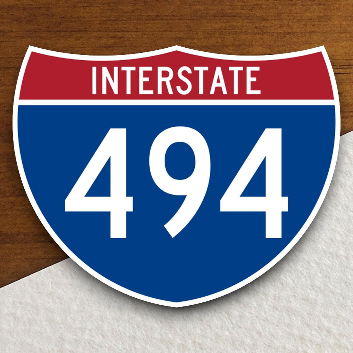 Stickly Interstate Route 494 Sticker, Interstate Highway Sign ...