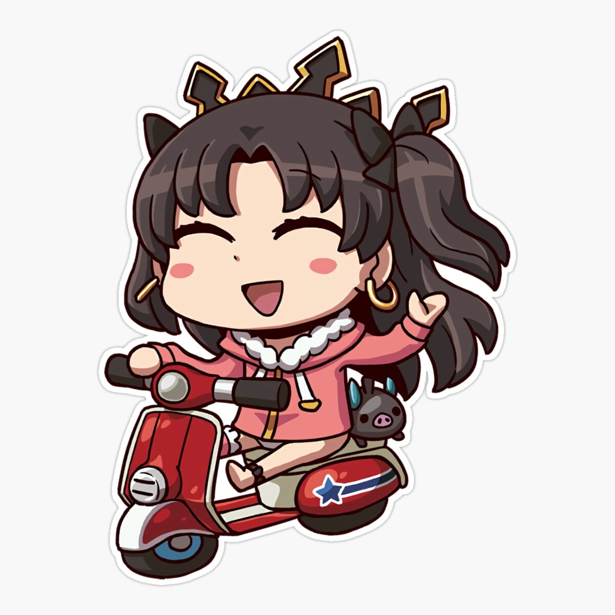 Stickly Ishtar (Rider) - Summer Sticker, Phone Decal Water Bottle ...