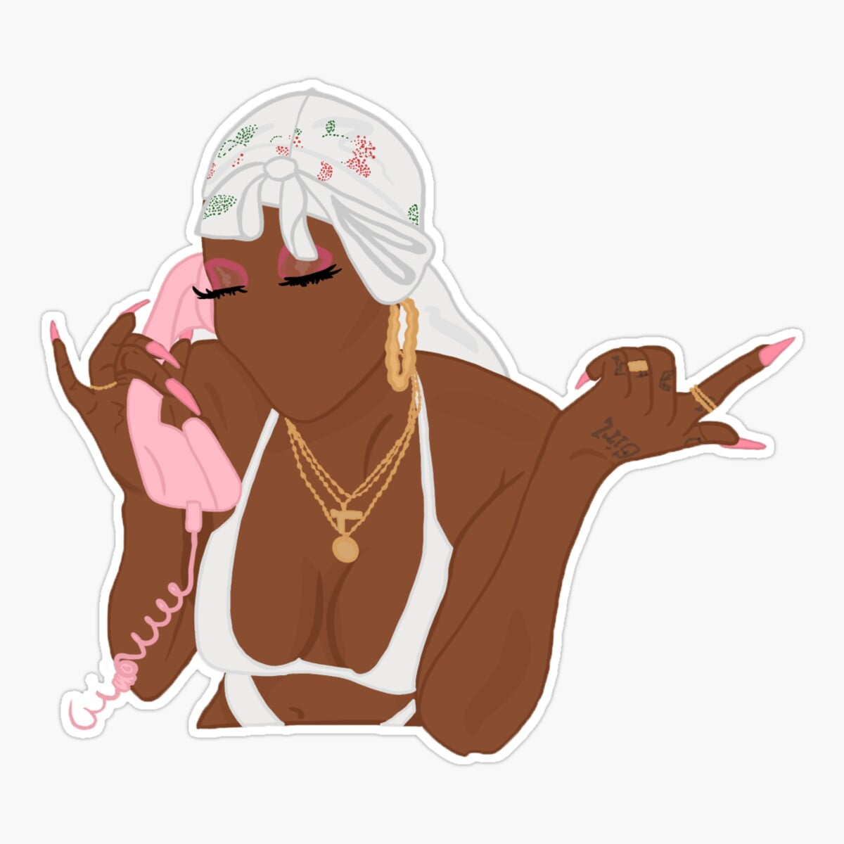 Tickly Sticker Stickly Summer Walker: Over It Album Cover Sticker, Phone Decal Water ...