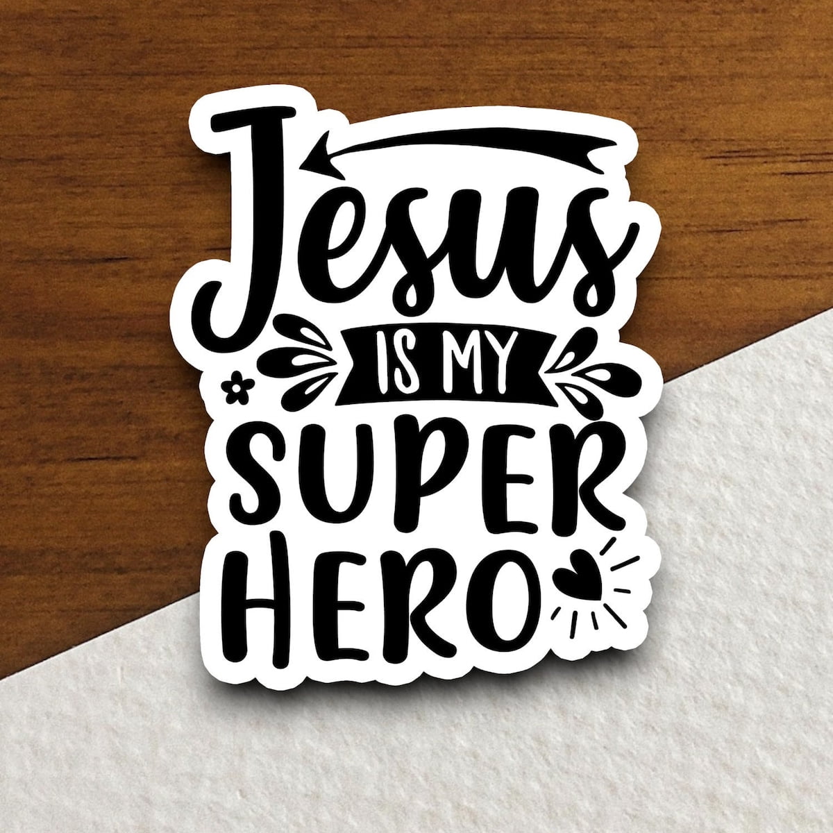 Tickly Sticker Stickly Is My Super Hero Sticker, Religious Sticker, Faith Sticker ...