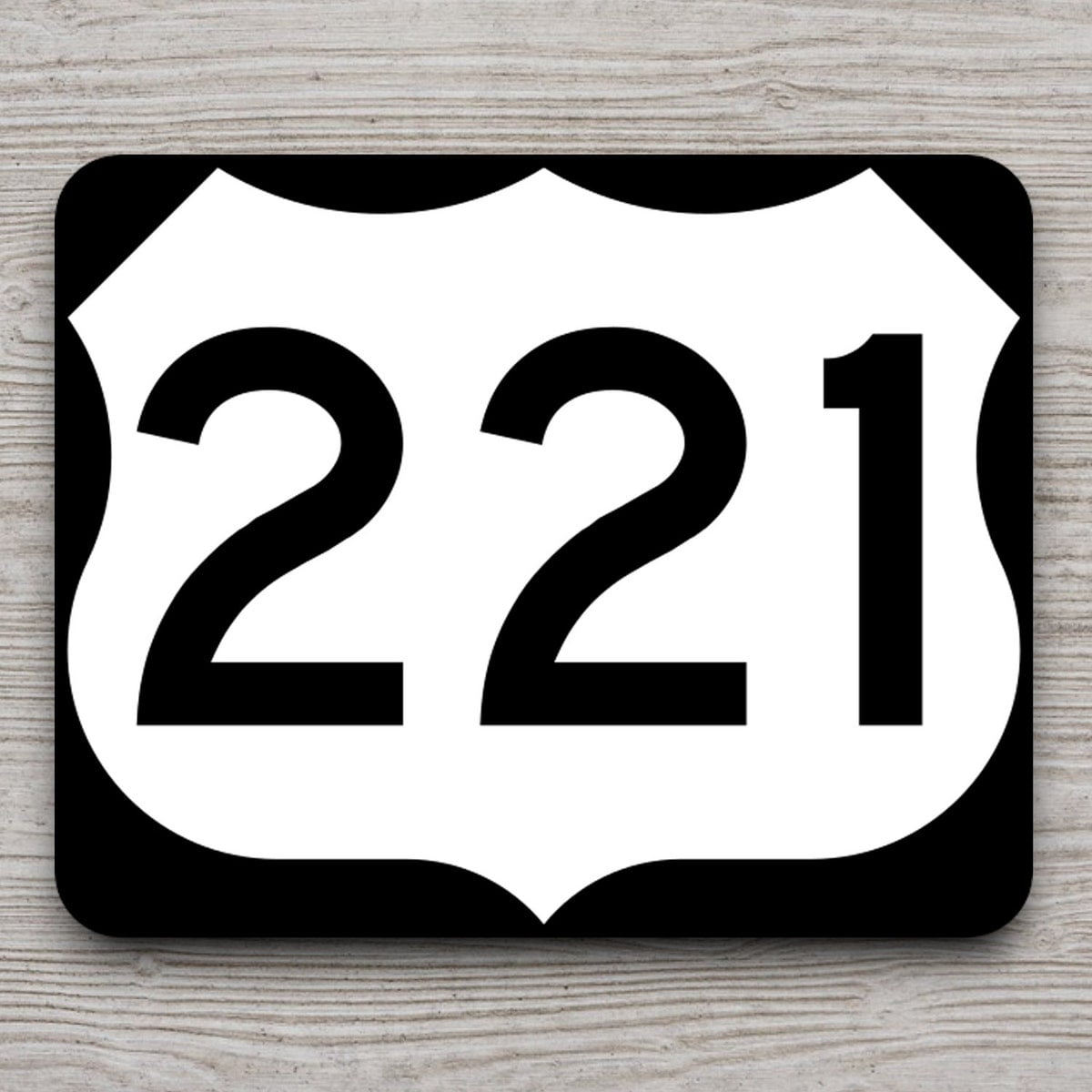 Stickly United States U.S. Route 221 Road Sign Sticker, Road Trip ...