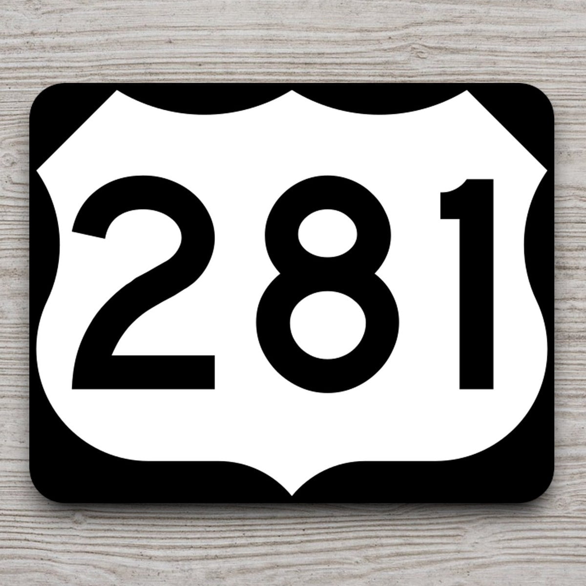 Stickly United States U.S. Route 281 Road Sign Sticker, Road Trip ...