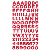 Sticko Alphabet Stickers-Fun House Red Metallic