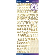 Sticko Alphabet Stickers-Gold Foil Script