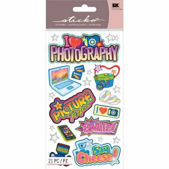 Sticko Classic Stickers, Photography Multi-Colored