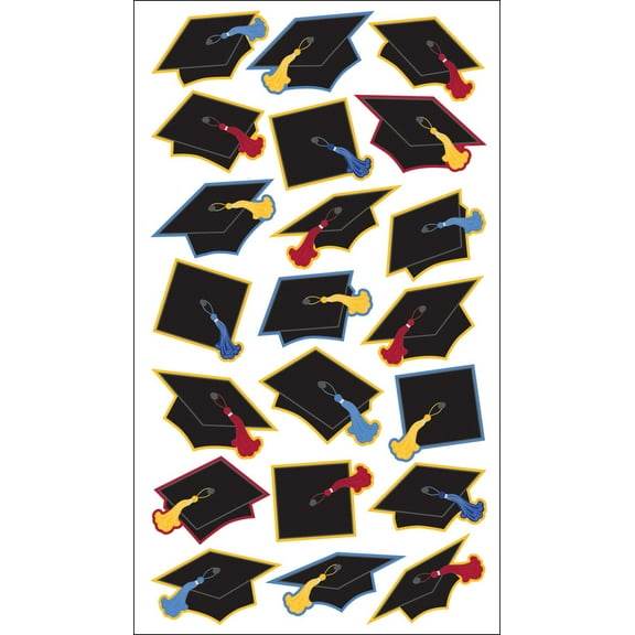 Sticko Seasonal Stickers-Grad Caps