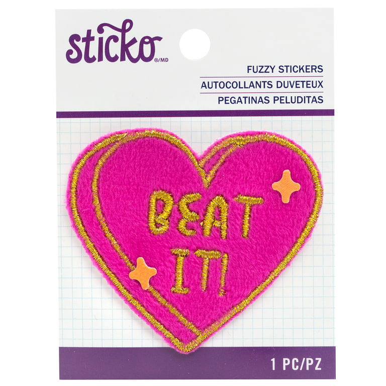 Sticko Fuzzy Stickers - Beat It