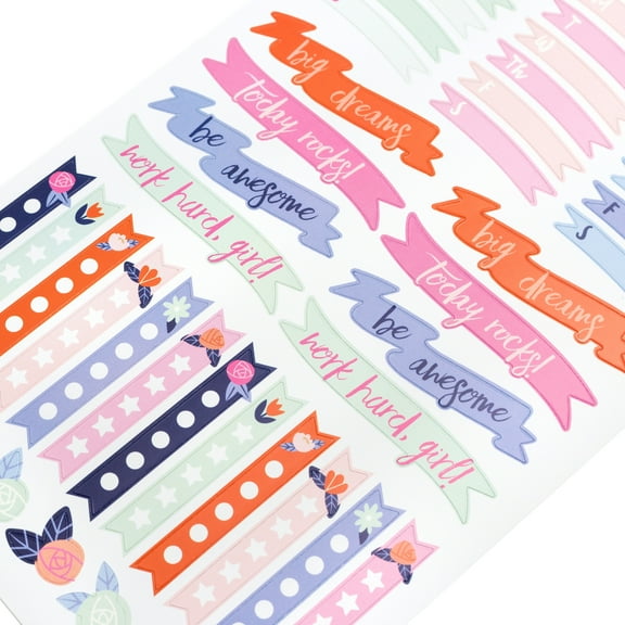 Sticko Sticker Book 4.75"X9"-Floral, 1843/Pkg