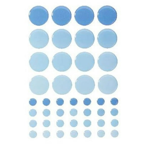 Sticko Tiles Play Stickers Blue Circles Mosaic