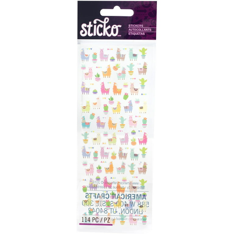 Sticko Llama Tiny Stickers