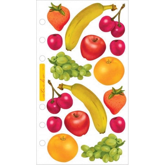 Sticko Vellum Stickers-Fruity