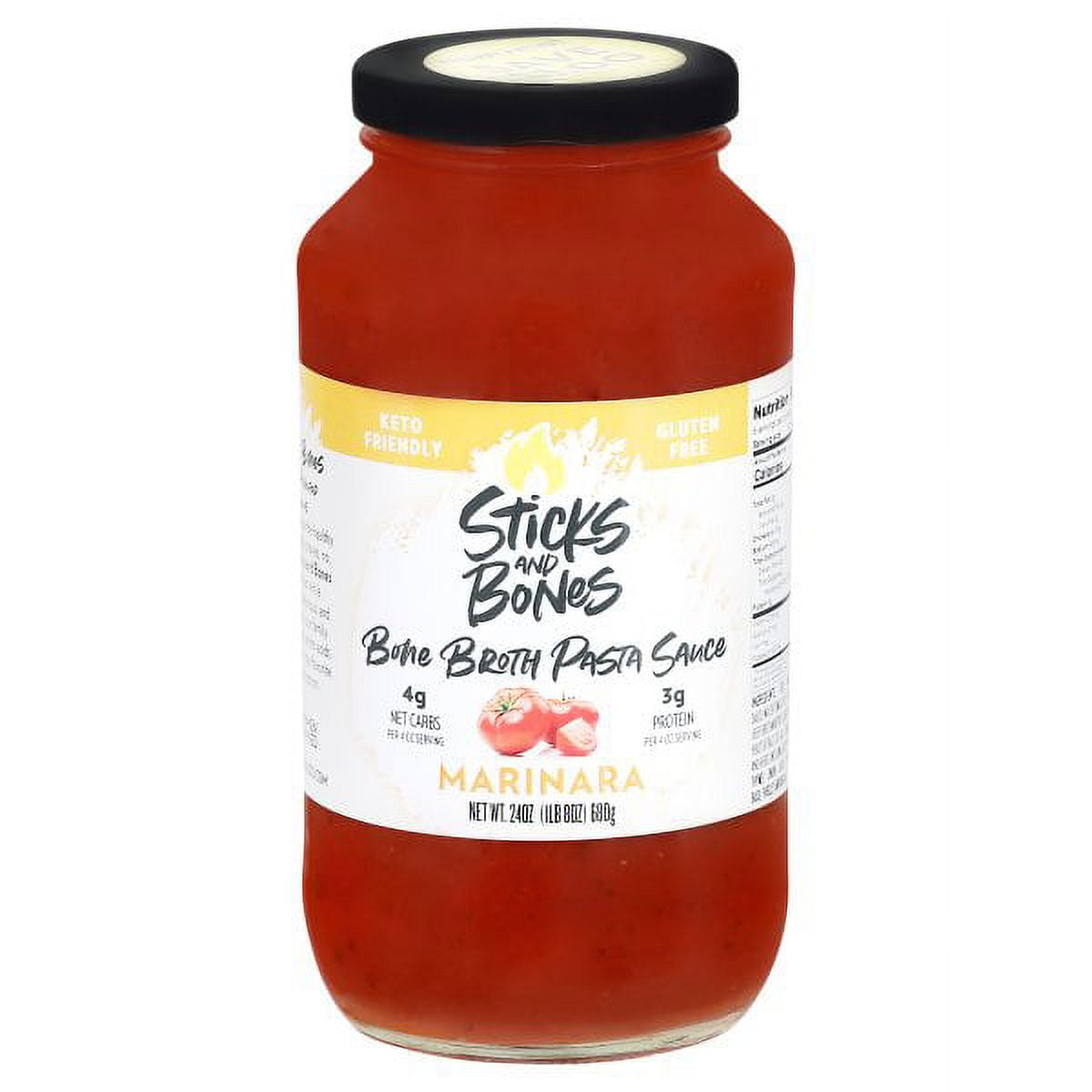 Sticks And Bones Marinara Bone Broth Pasta Sauce