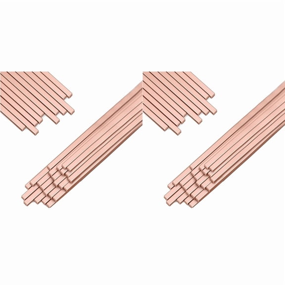 Sticks Brazing Rods, BCuP-5 15% Silver Solder Copper Phosphor Welding Rods Industry Grade 0.050x1/8x10inch 80pcs